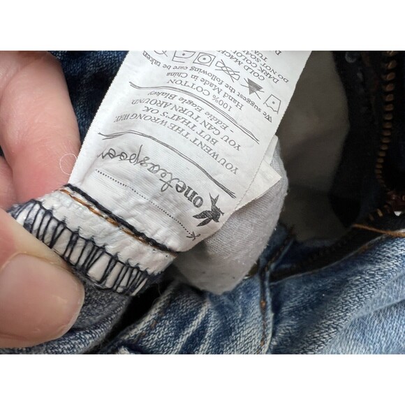 One X One Teaspoon 24 Destroyed Distressed Women's Blue Jeans - Picture 4 of 7